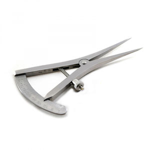 เครื่องมือวัดทางทันตกรรมแคสโทรวิโจคาลิเปอร์เครื่องมือวัดสเตนเลสสตีลคุณภาพระดับพรีเมี่ยมพร้อมการวัดด้วยมือที่แม่นยำแบบตรง - Product Image 4