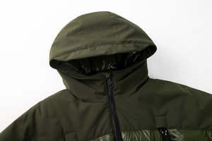 Vestes matelassées pour hommes en gros 2025 ML Vestes matelassées pour hommes personnalisées en polyester et nylon Imprimé brillant Coupe-vent Vestes matelassées de rue - Product Image 5