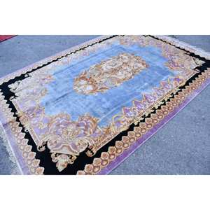 พรมปูพื้นขนแกะสไตล์ตุรกีขนาด6.5x9.6ฟุตพรมปูพื้นทรงสี่เหลี่ยมผืนผ้าสำหรับทางเดินตรงทางเดินทำจากยางพรมรองทางเข้าแบบคลาสสิก - Product Image 2