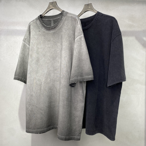 Acid Washed <b>Tshirt</b> for <b>Men</b> Wholesale Clothing Plain Heavyweight Cotton <b>Tshirt</b> Custom Logo Oversized Graphic Vintage T Shirt - Product Image 2