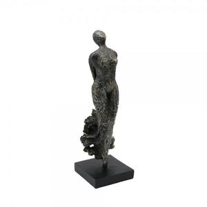 Escultura abstracta para mujer, escultura de primera calidad de nuevo diseño para escritorio de oficina, plata antigua, cara, gran oferta - Product Image 3