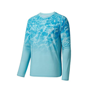 Venta al por mayor logotipo personalizado de impresión de protección solar camisas de pesca de manga larga camisas de pesca para la venta - Product Image 1