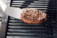 Spatule en acier inoxydable de qualité alimentaire, manche en acier inoxydable, robuste, durable, résistante au four, pour retourner les œufs, les hamburgers