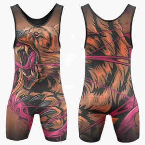 2025 haute qualité hommes Powerlifting lutte maillots pas cher haltérophilie costume singulet pour adultes Arts martiaux porter - Product Image 6