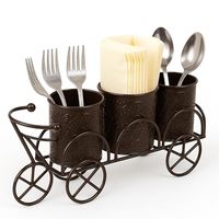 Meilleure vente Porte-couverts en métal au look industriel élégant, idéal pour la cuisine, le bureau ou les accessoires de barbecue
