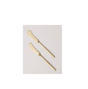 Couteaux et épandeurs à beurre réutilisables de conception créative Couteau à beurre torsadé en laiton Vaisselle Ensemble de couverts Meilleure vente - Product Image 5