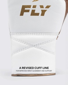 Guantes de Boxeo MMA Blancos y Dorados de Alta Calidad, Nuevo Diseño, Logotipo Personalizado, Cuero Genuino de Vaca, para Sparring y Artes Marciales - Product Image 2