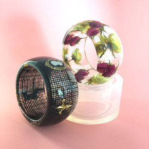 Magnifiques bracelets en résine pour filles, accessoires de bijoux de mode, ensemble de bracelets faits à la main, bijoux cadeaux - Product Image 6