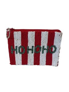 Pochette à monnaie en verre perlé vert de haute qualité, faite à la main, motif cœur de golf, forme carrée, artisanat textile - Product Image 2