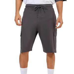 ชุดกีฬากางเกงผ้าคอตตอนขาสั้นสำหรับผู้ชาย, เสื้อผ้าฝ้าย100% ลำลองชุดเสื้อผ้า2ชิ้นโอเวอร์ไซส์น้ำหนักเบาฤดูร้อน - Product Image 5