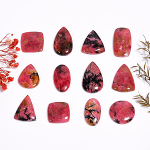 Piedra preciosa suelta de cuarzo cabujón de Rodonita a granel Natural para hacer joyas, uso de piedras preciosas sueltas naturales - Product Image 5