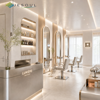 Présentoir de Salon Lumineux à LED, Meuble d'Extérieur, Présentoir de Parfums, Meuble de Restaurant, Étagère à Maquillage Personnalisée