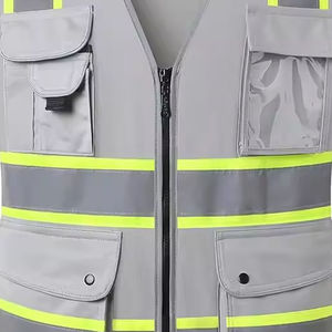 Chaleco de Seguridad Reflectante de Alta Calidad 100% Poliéster, Chaleco Promocional para Trabajadores, Cómodo, Transpirable, con Serigrafía - Product Image 4