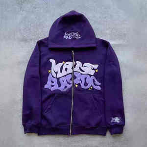 Sudadera con Capucha para Hombre, Personalizada, Estampado Abultado, 100% Algodón, Ligera, Cómoda, para Invierno - Product Image 5