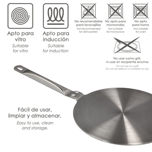Adattatore per induzione in acciaio inossidabile O/ 21,5 cm. - Product Image 4