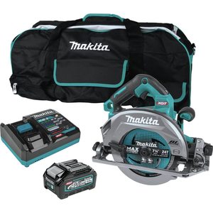Kit de scie circulaire Xgt 7 1/4 pouces 40V Max sans balais, sans fil, avec rail de guidage, compatible manuel/électrique/à batterie pour la découpe du bois - Product Image 6
