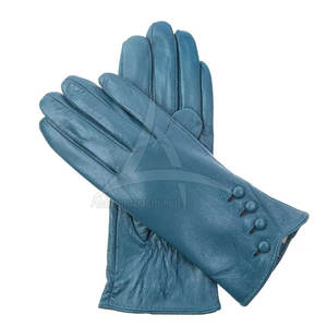 Gants de conduite en cuir doublés de laine pour hommes - Gants d'hiver chauds pour l'extérieur - Product Image 2
