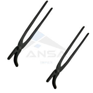 Premium Durable Black Powder Coated Hoof Nail Clincher Herramienta profesional de herrador para el cuidado de los cascos de caballos Mantenimiento de recorte - Product Image 6