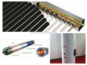 Colector <span class=keywords><strong>solar</strong></span> <span class=keywords><strong>horizontal</strong></span> de <span class=keywords><strong>tubo</strong></span> de cobre con tubos de vidrio al vacío para calentador de agua <span class=keywords><strong>solar</strong></span> - Product Image 3