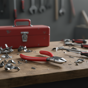 Knipex Diagonal Cutter with <b>Polished</b> Head <b>Plastic</b>-Coated Handles Scissor & Shear Product - Product Image 3