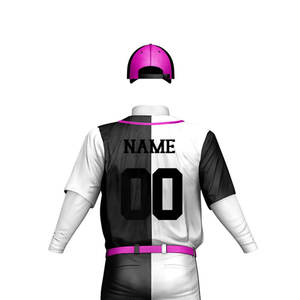 Uniformes de Béisbol Personalizados con Logotipo de Equipo, Poliéster de Secado Rápido, Transpirables, Antibacterianos, con Transferencia de Calor, en Blanco, al por Mayor, Tallas Grandes - Product Image 6