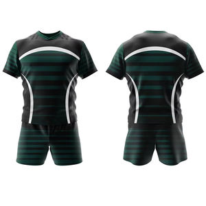 El último diseño de uniforme de rugby Diseña tu propio uniforme de rugby profesional de tamaño personalizado, uniforme de rugby transpirable de poliéster 100% - Product Image 6