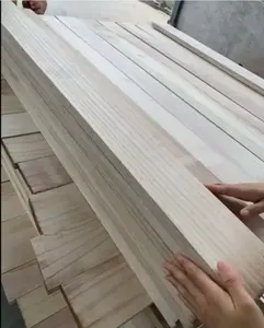 Paulownia Edge Glued Panels Chamfer Wood Strips