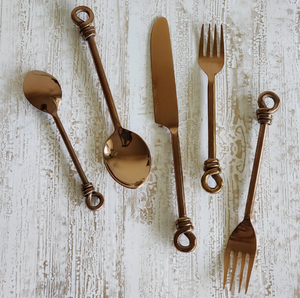 Vajilla de moda brillante y elegante juego de cubiertos cena cuchillo cuchara tenedor hogar cocina restaurante vajilla boda evento Decoración - Product Image 6