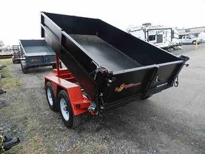 Remolques de Volteo en Venta, Utilitarios Comerciales, Eje Doble, Tamaño 7x14, Ideales para Grava, Tierra y Arena - Product Image 3