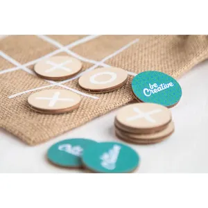<span class=keywords><strong>JUX</strong></span> Jeu de société éco-responsable en bois Tic-Tac-Toe Gadgets innovants - Product Image 2