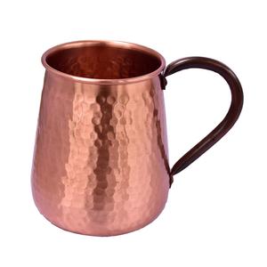 El último diseño de corte de diamante martillado Moscow Mule Mug con asa para café, la mejor taza de cobre para beber vino para restaurante y bar - Product Image 3