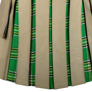 กิ๊ตต์ผ้าลายสก็อตไอริชผสมสีกากีทำมือสำหรับผู้ชาย ขนาดสั่งตัดพิเศษ รุ่นปี 2026 - Product Image 6