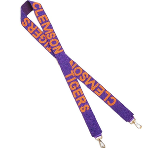 Broderie Orange et Blanc Perlé JEU JOUR Bandoulière Ceinture Élégant Beau Luxe Fantaisie À La Mode Pour Fille - Product Image 3