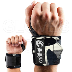 Vente chaude Gants d'haltérophilie professionnels City Wraps Respirant Pro Series Straps avec supports réglables - Product Image 1