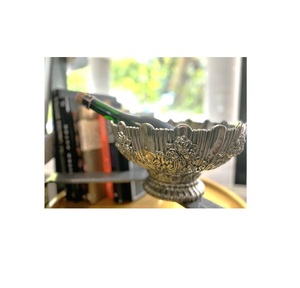 Luxe Plaqué Antique Cerf Poignée En Acier Inoxydable Métal Champagne Bol Seau Refroidisseur Bière Vin Seau À Glace - Product Image 1