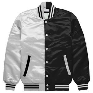 Chaqueta Varsity Personalizada Antibacteriana con Frente de Satén para Hombre, Chaqueta Bomber Estilo Béisbol al por Mayor, Ropa de Calle de Moda - Product Image 1