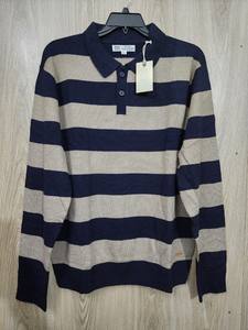 Nouveauté Pull en maille respirant pour homme en mélange polyester/coton, design uni multicolore personnalisé de haute qualité, hiver - Product Image 2