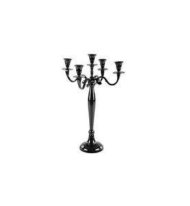 Tall decorative metal <b>candelabra</b> with removable candle cups for banquet hall reception party event lighting setup - Product Image 1