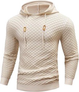 Nouveau sweat à capuche pour homme, tendance hiver, décontracté, à manches longues, motif uni, pull à capuche en polyester/coton de haute qualité - Product Image 1