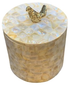 Recipiente Acrílico para Alimentos con Brillo Celestial, Tapa de Madera MOP, Embalaje Premium Hecho a Mano, Capacidad de 150 ml, Regalos Empresariales Modernos - Product Image 2