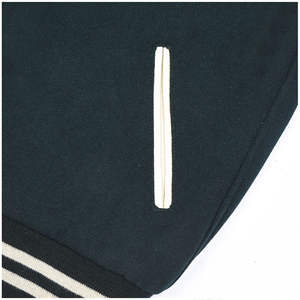 Veste universitaire en laine et cuir sur mesure OEM, taille plus, pour hommes, avec patchs en chenille, logo brodé personnalisé, vestes universitaires - Product Image 2