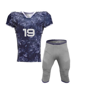 Uniforme de football américain sur mesure, design personnalisé d'usine, pour équipes de club, haute qualité, pour adultes, short 100% polyester, séchage rapide - Product Image 6