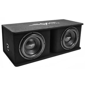 Nuevo y original Skar Audio Sdr-2X12D4 Dual 12 "2400 Watt Loaded Ported Subwoofer Enclosure & Amplifiers - Product Image 2