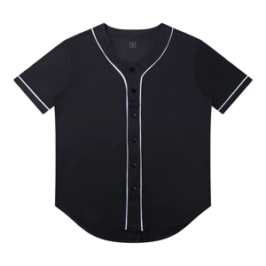 Maillots de Baseball unisexe de haute qualité respirant imprimé chemises boutonnées complètes uniformes de sport hauts tenues de Streetwear Hip Hop - Product Image 4