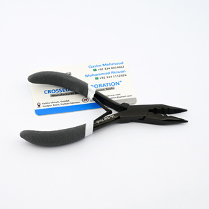 Professional Hair Extension Tool 3 Holes Pliers Black With Soft Rubber Grip on Handle Small Plier for Hair <b>Crimping</b> Micro Ring - Product Image 3