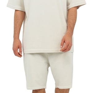 Shorts Cargo Athlétiques Formels pour Hommes en Tissu Canvas Spandex/Polyester Tricoté, Séchage Rapide, Taille Mi-Haute Élastique - Product Image 1