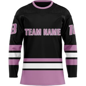 Vente chaude hommes Top Qualité Coloré Équipe Commande Personnalisé Sublimation Complète Maillot De Hockey Sur Glace - Product Image 5