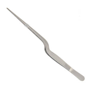 Venta al por mayor de pinzas de pestañas de acero inoxidable ligero superventas logotipo personalizado impreso - Product Image 5