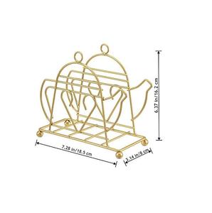 Kitchenware Counter top Tabletop Tissue <b>Holder</b> Royal Dinner Tableware Accessories <b>Napkin</b> <b>Holder</b> High Selling Metal <b>Napkin</b> <b>Holder</b> - Product Image 6