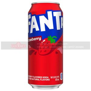 เครื่องดื่มอัดลม Fanta strawberry ขนาด320มล. กระป๋อง X 24ส่งออกเครื่องดื่มอัดลมสดชื่นจากเวียดนาม - Product Image 1